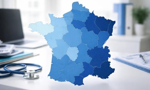 Comment le salaire moyen des médecins généralistes varie-t-il selon les régions ?
